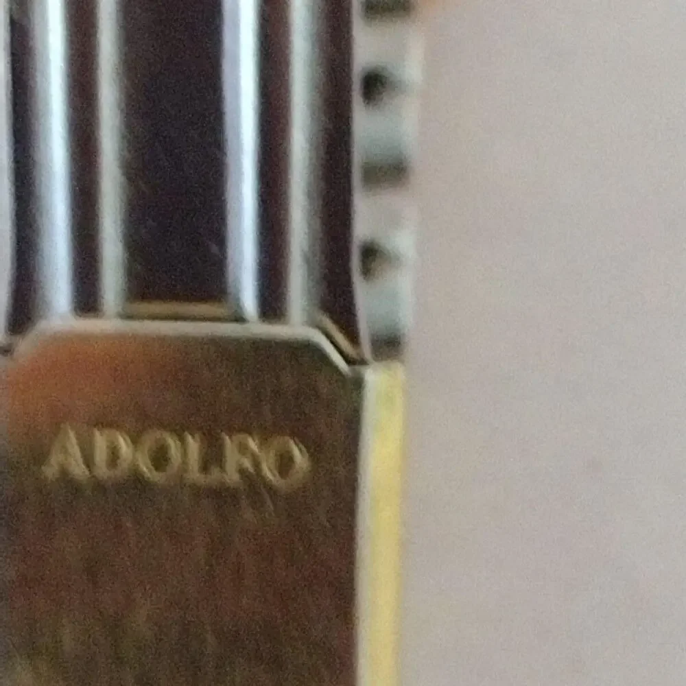 Adolfo Womens Watch Gold Tone Black Dial Bracelet Quartz Dress Needs Battery